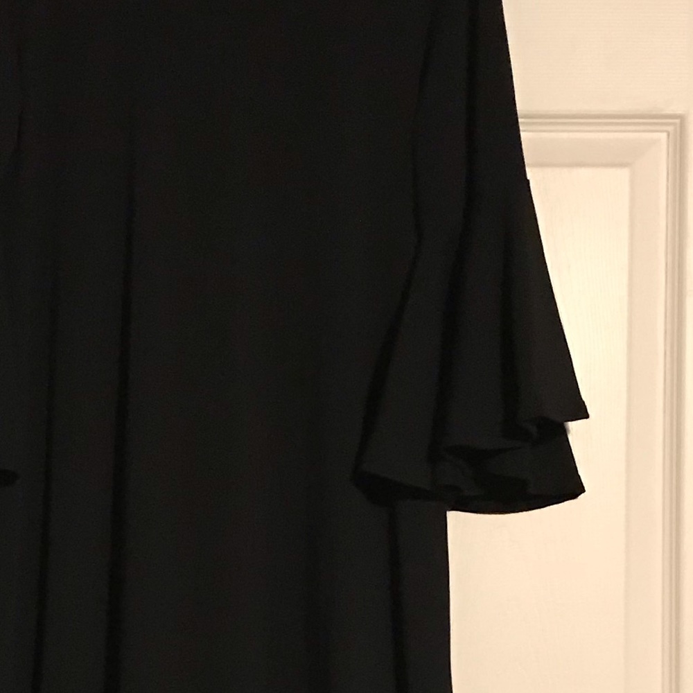 Black Ruffle Dress - Picture 3 of 7